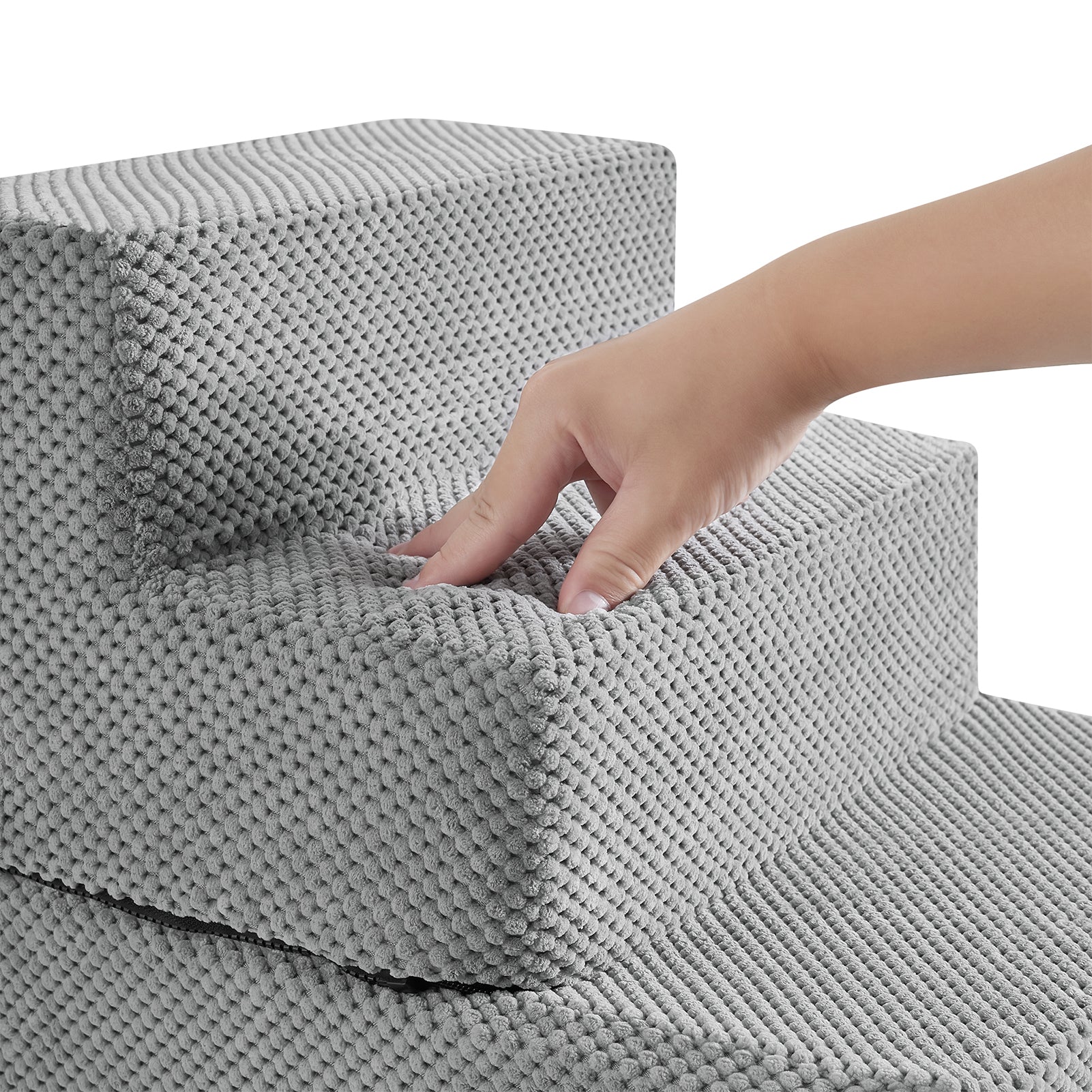 Livingandhome Non-Slip Dog Stairs With Removable Washable Cover - Image 7
