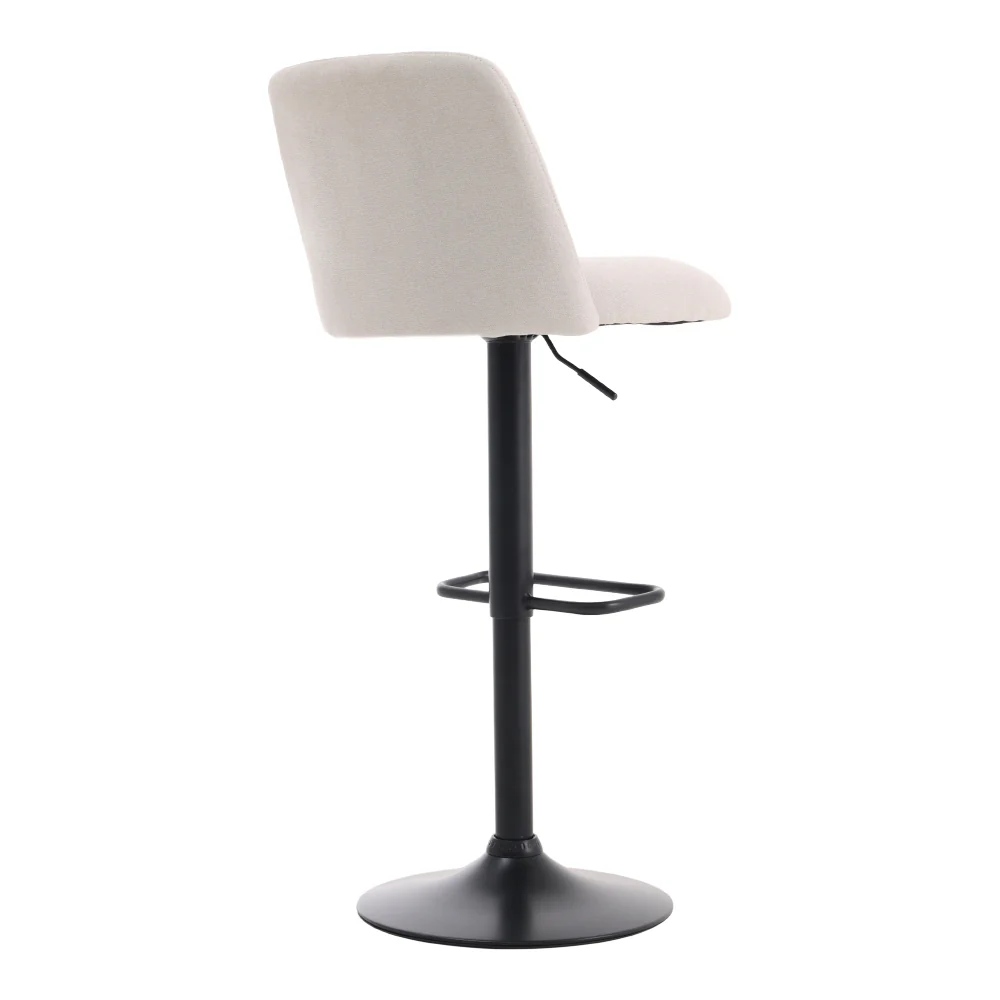 Livingandhome Pair of Swivel Counter Stools with Cushion - Image 5