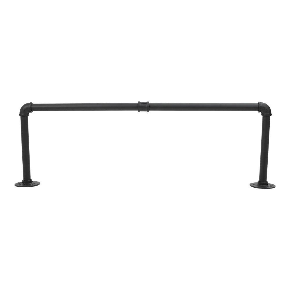 Livingandhome Rustic Industrial Style Wall Clothes Rack - Image 2