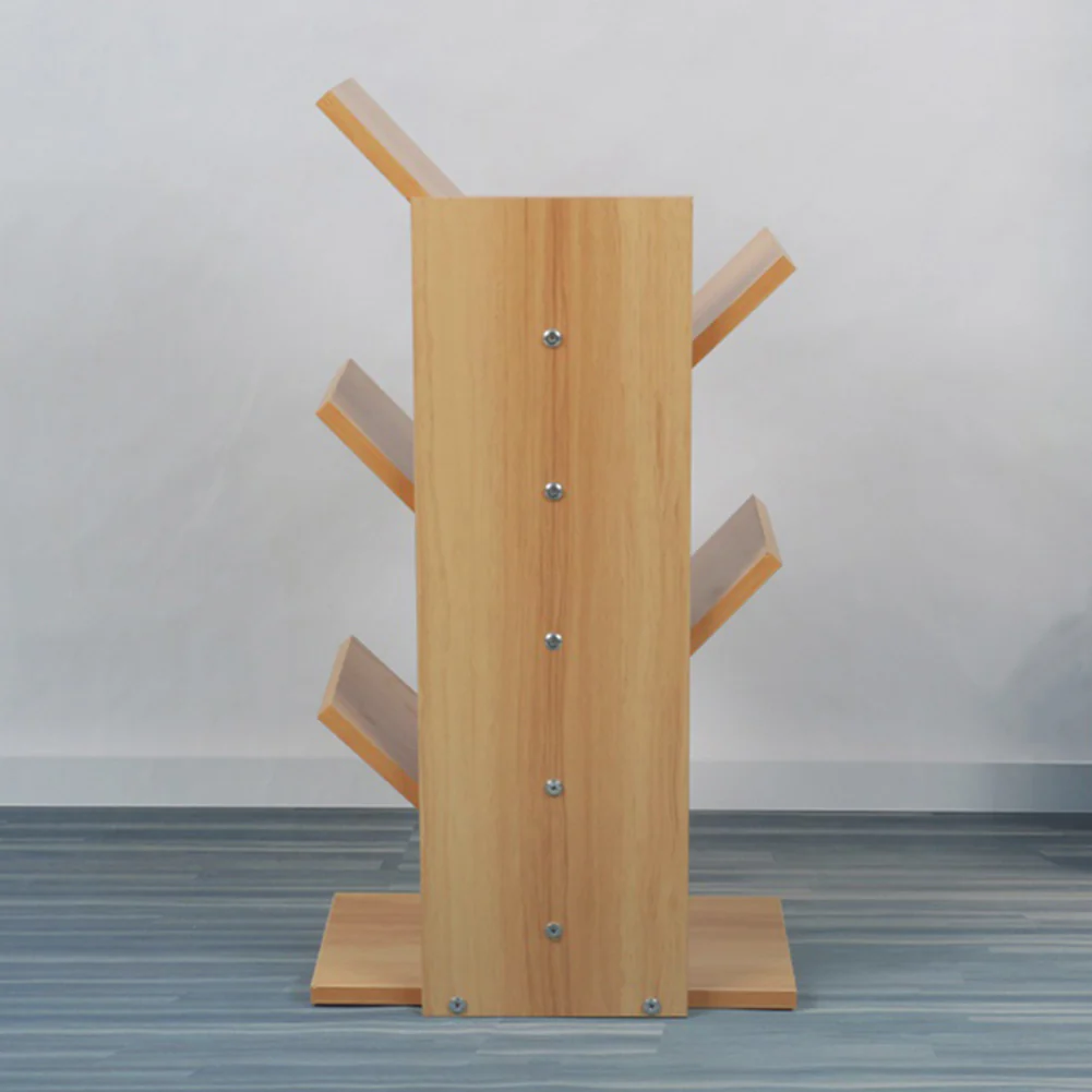 Livingandhome Rustic Standing Tree Bookshelf - Image 5