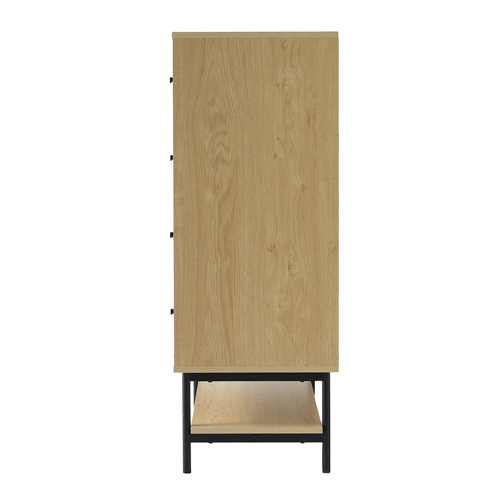 Livingandhome Rustic Wooden Multi-Drawer Storage Cabinet - Image 5