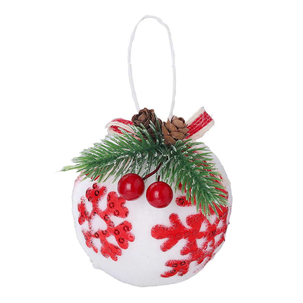 Livingandhome Set Of 9 Christmas Ball Ornaments Hanging Decorations - Image 4