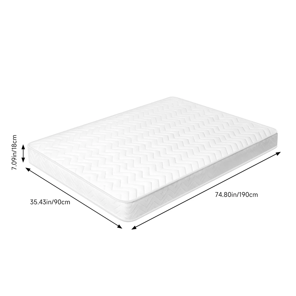 Livingandhome Single Mattress with Spring Support & Cooling Gel Memory Foam - Image 6