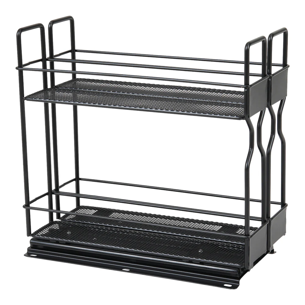 Livingandhome Slide-Out Metal Spice Rack for Cabinet - Image 3