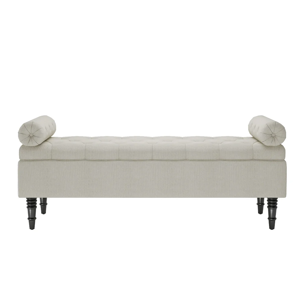 Livingandhome Storage Bench with Side Arms - Image 7