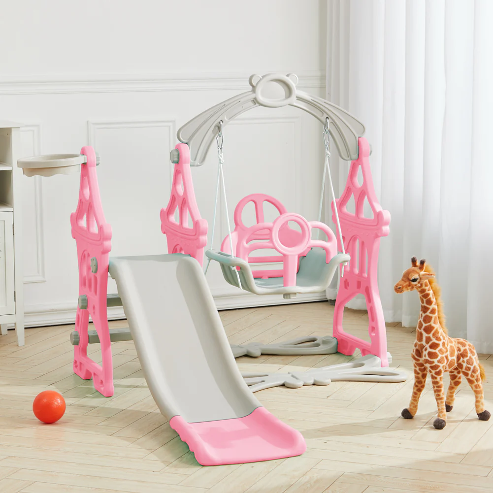 Livingandhome Toddler Swing and Slide Playset for Indoor and Outdoor - Image 7
