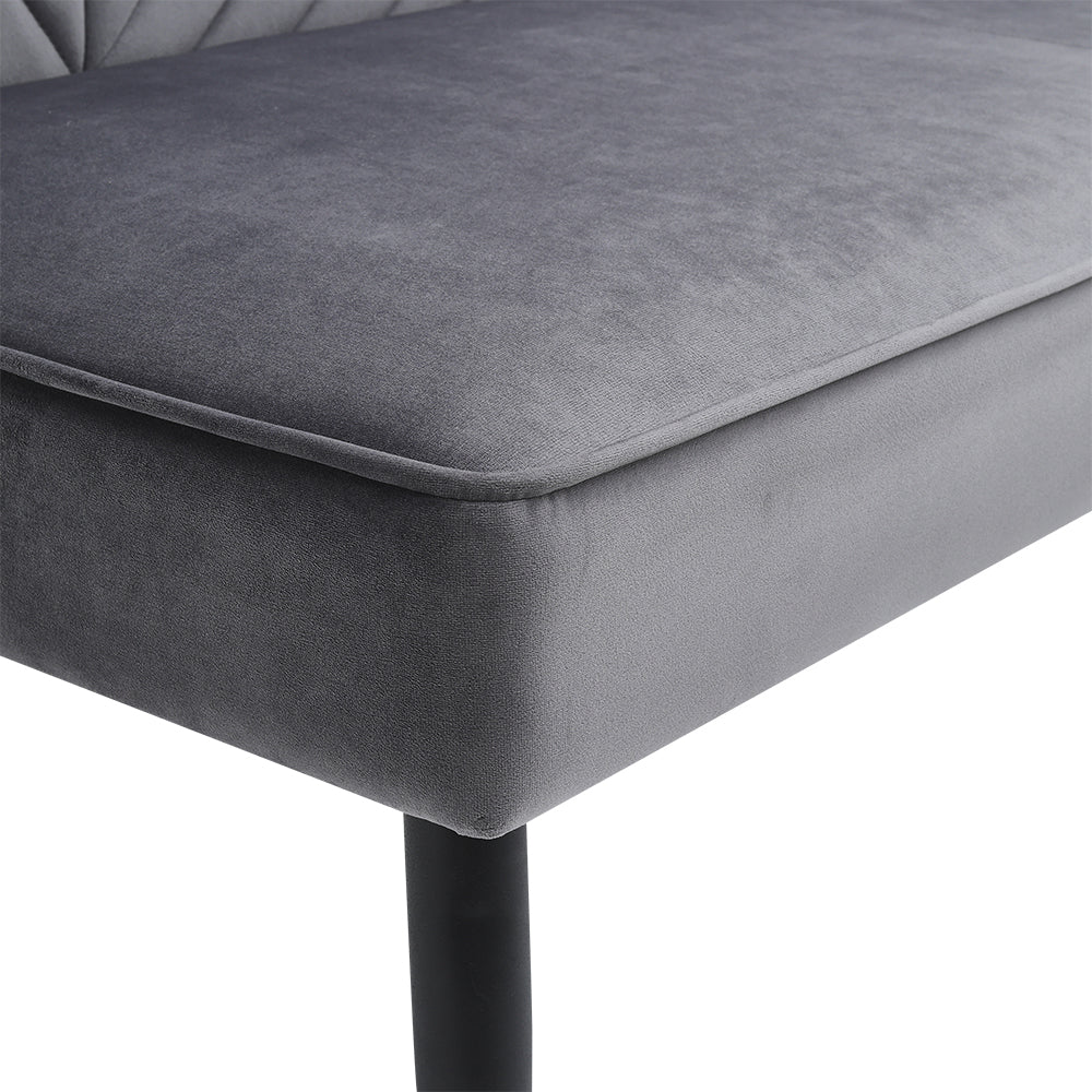 Livingandhome Upholstered Tufted Dining Bench - Image 4
