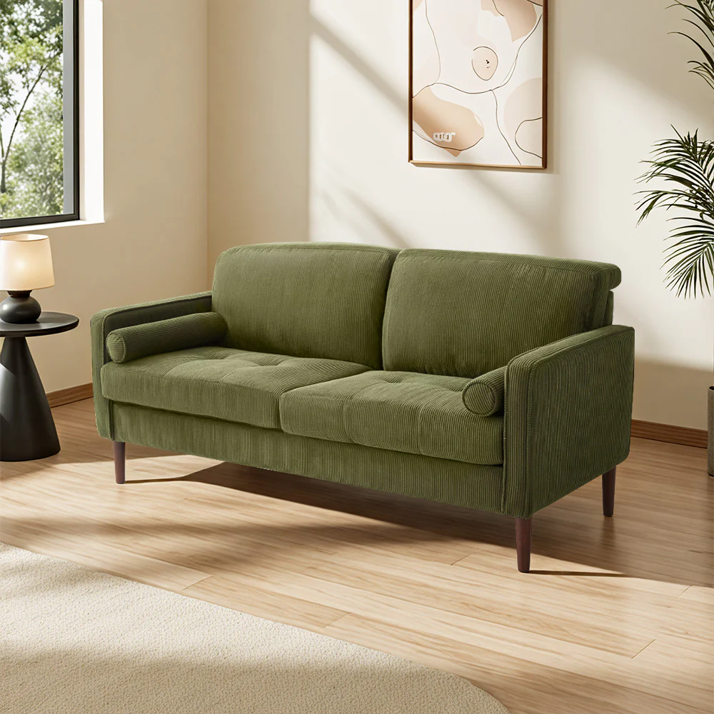 Livingandhome Upholstered Two-seater Sofa - Image 2
