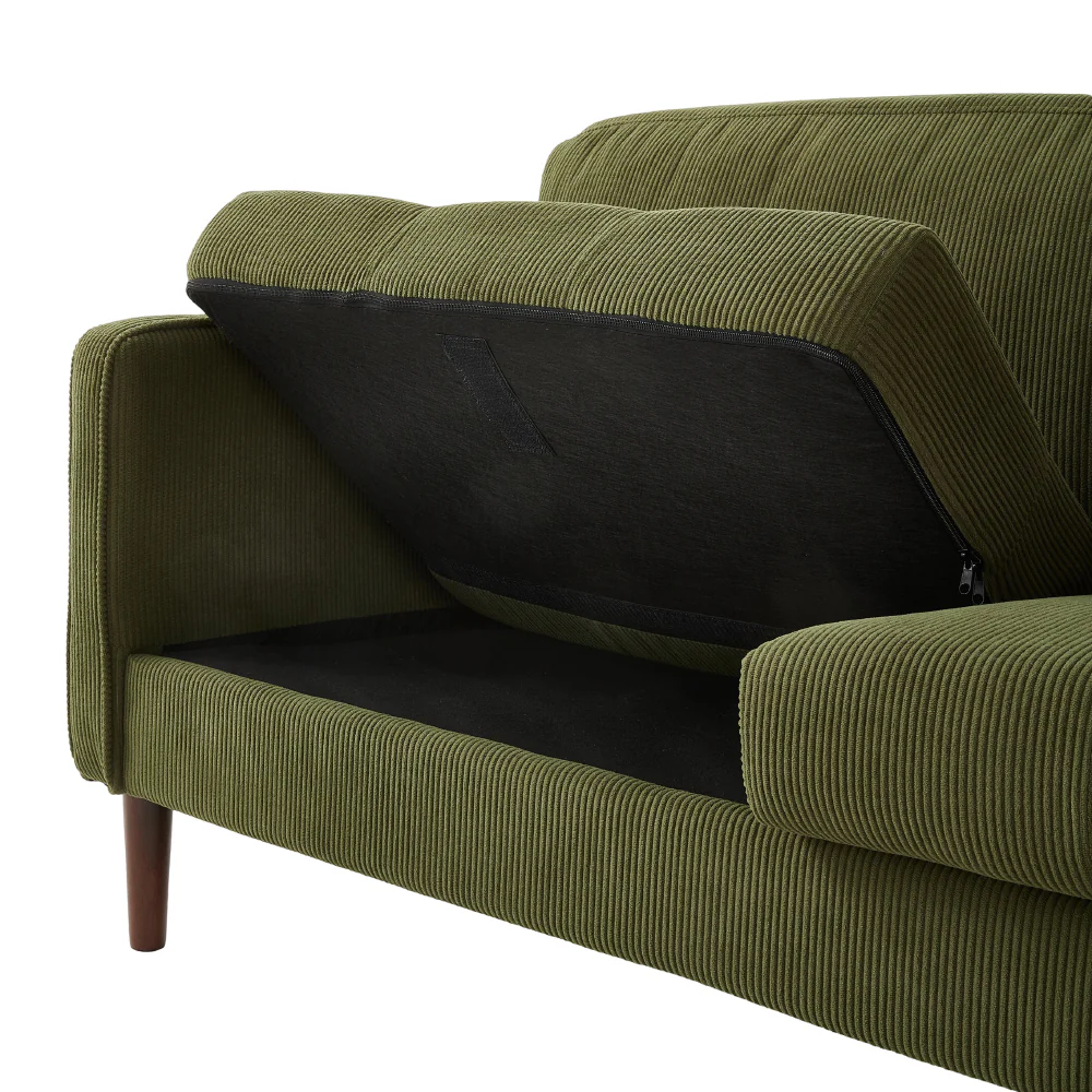 Livingandhome Upholstered Two-seater Sofa - Image 4
