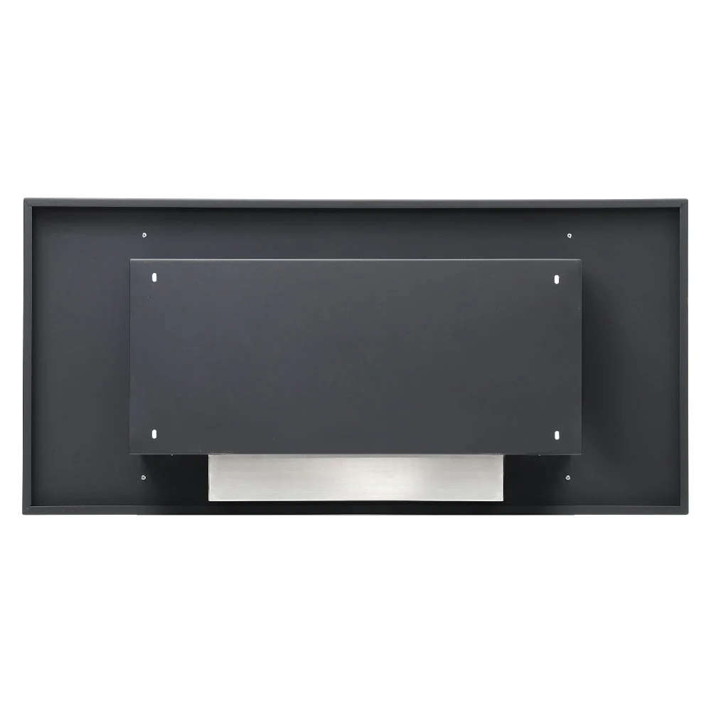 Livingandhome Wall Mount Rectangular Ethanol Fireplace Stainless Steel Heater - Image 7