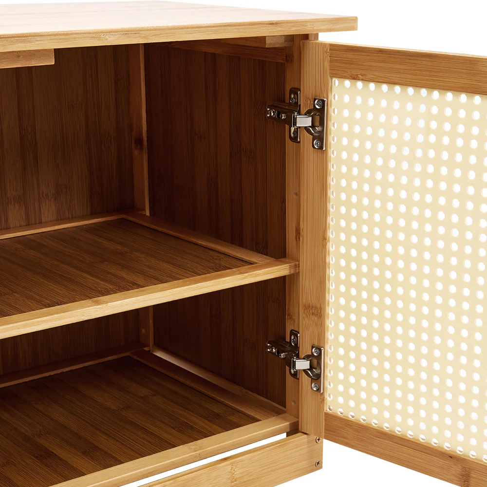 Livingandhome Wooden Entryway Storage Shoe Cabinet Shoe Bench - Image 6