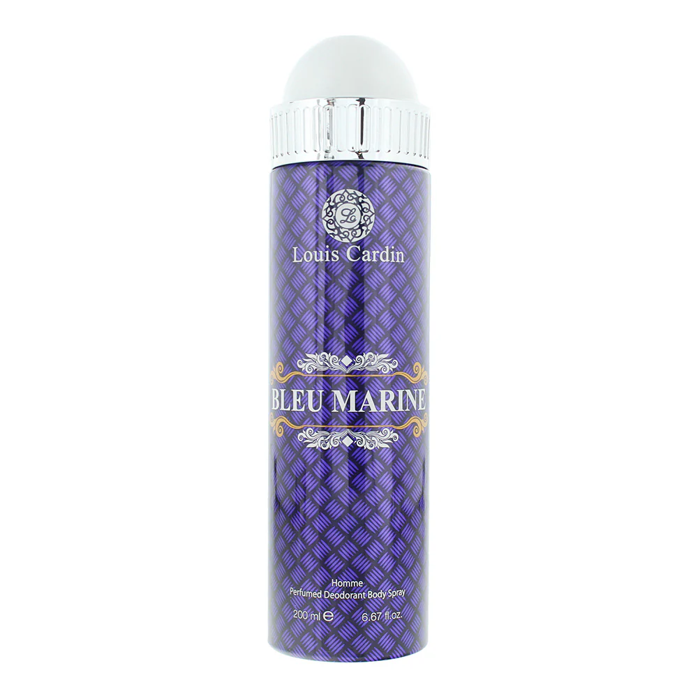 Louis Cardin Bleu Marine Homme Perfumed Deodorant Body Spray 200ml