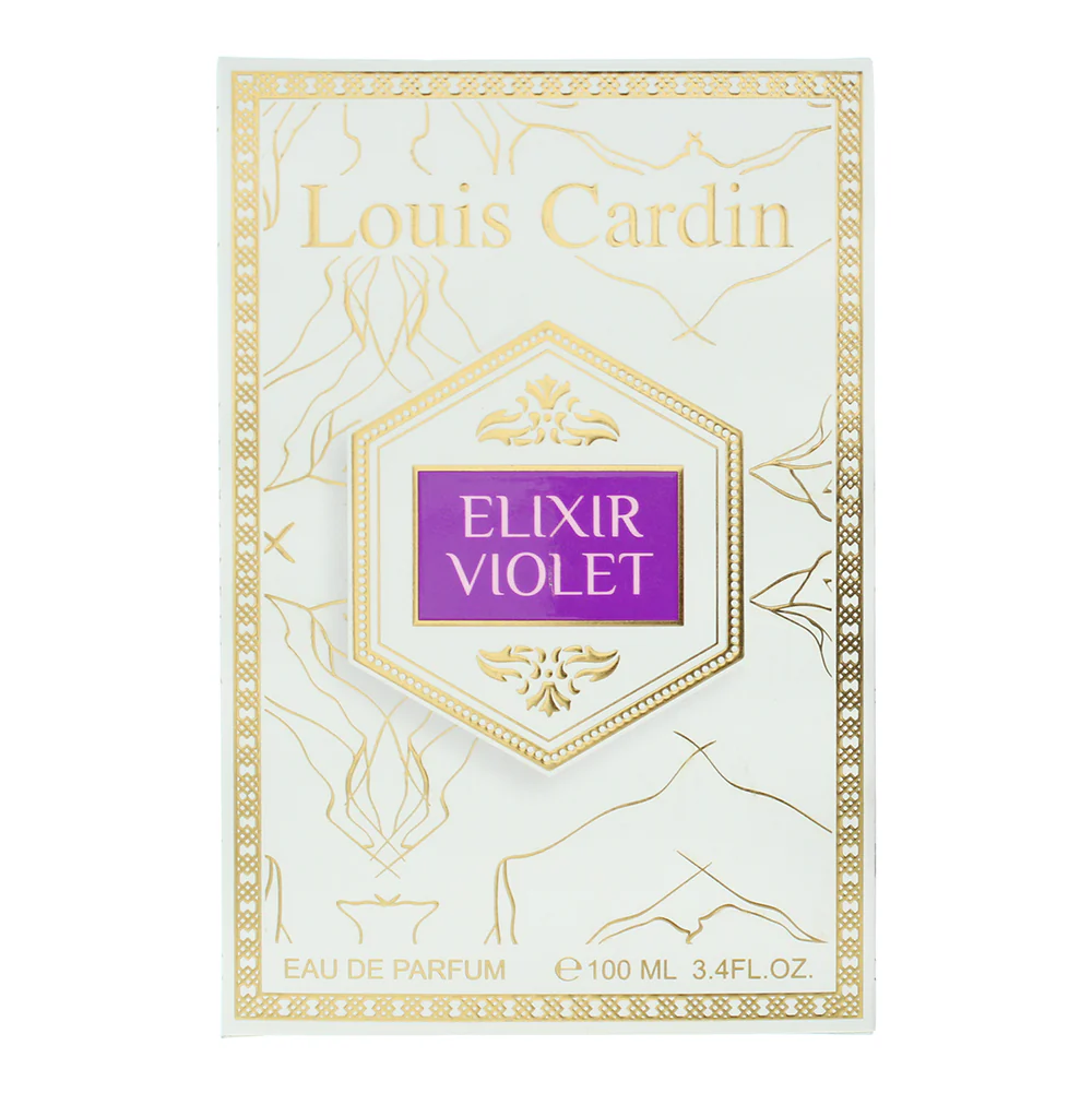 Louis Cardin Elixir Violet Eau De Parfum 100ml - Image 3