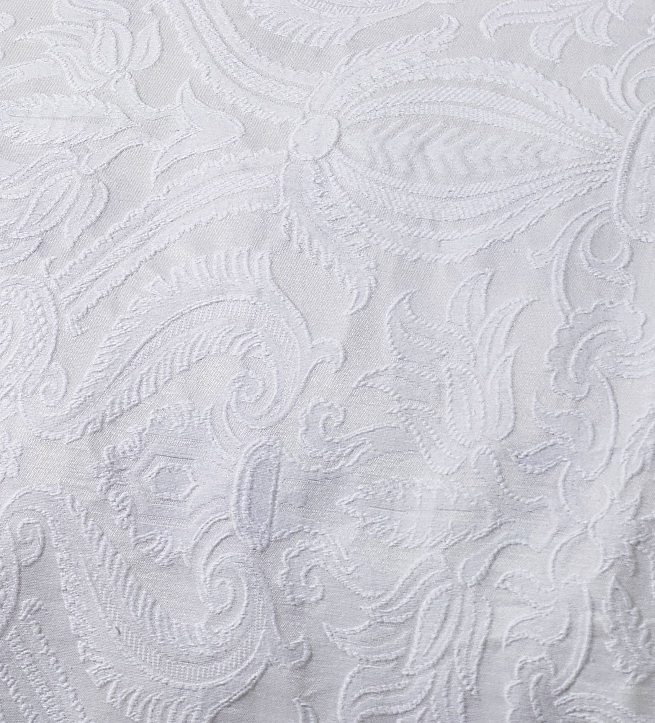 Mafalda - Cotton Rich Jacquard Pillow Sham In White - Image 2