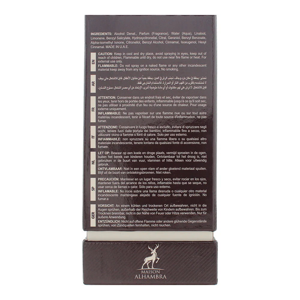 Maison Alhambra Flaming Elixir Eau de Parfum 80ml - Image 2