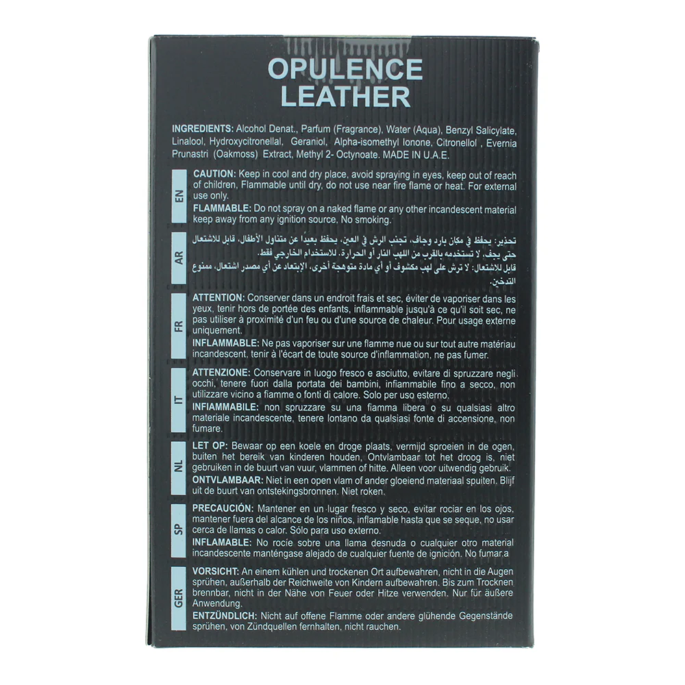 Maison Alhambra Opulence Leather Eau De Parfum 100ml - Image 2