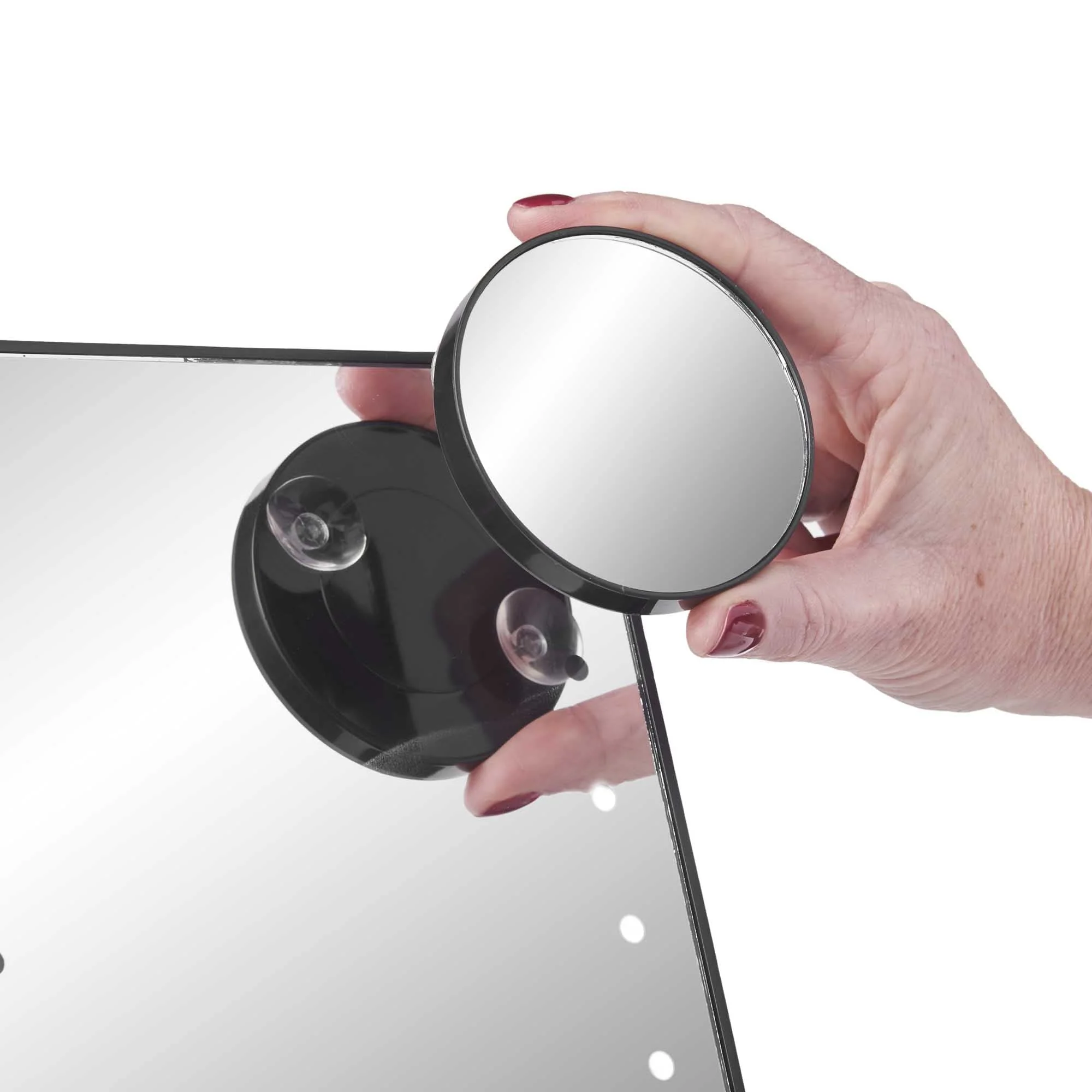 Make Up Mirror with Magnifying Round Mirrors 27x16.5x12cm - Image 6