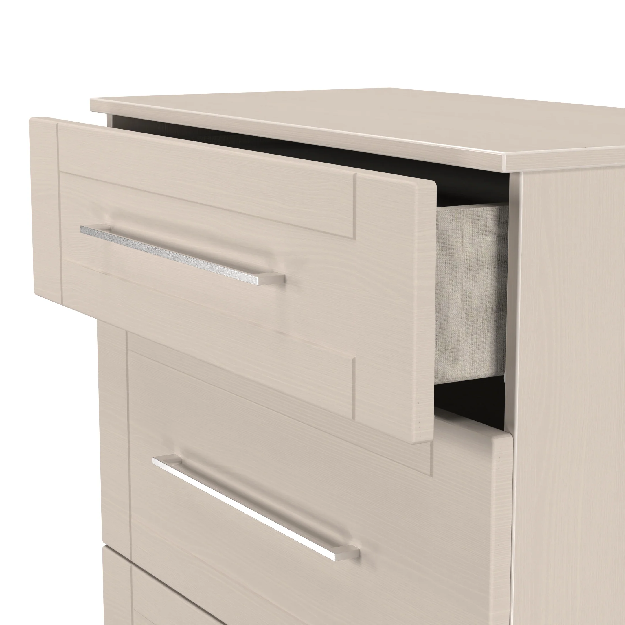 Malton Ready Assembled 3 Drawer Deep Chest in Kashmir Ash - Image 6