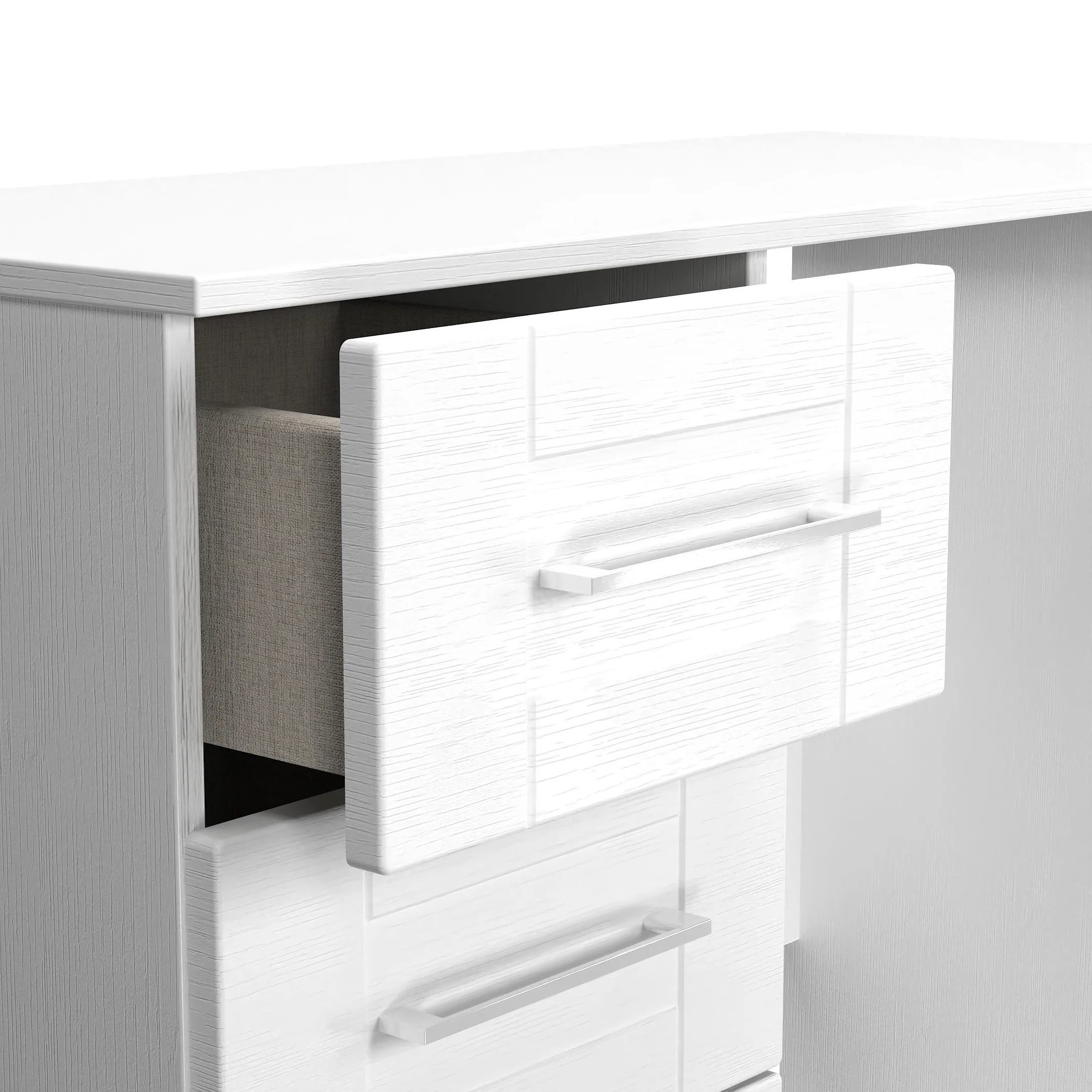 Malton Ready Assembled Vanity in White Ash - Image 10