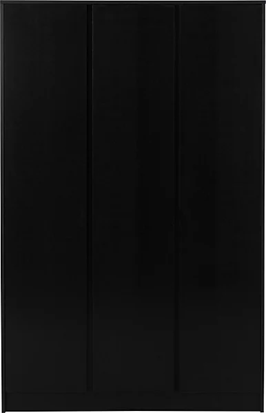 MALVERN 3 DOOR WARDROBE - BLACK - Image 2