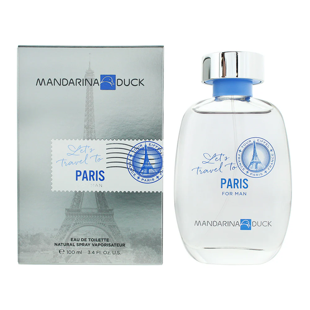 Mandarina Duck Let's Travel To Paris For Men Eau De Toilette 100ml