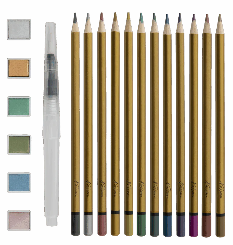 Metallic Mixed Media Set In Fc Box - Image 5