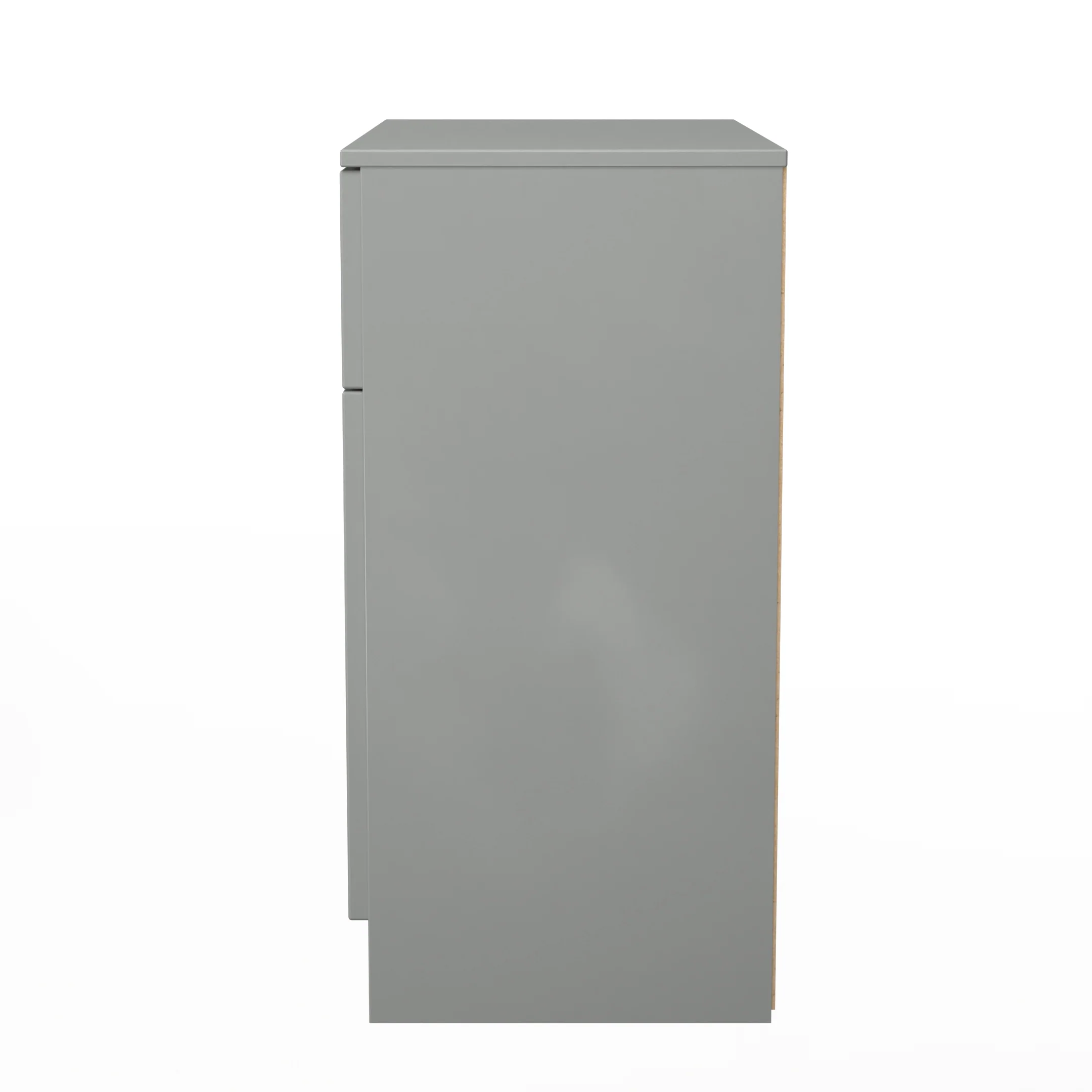 Milan 1 Drawer 2 Door Sideboard in Dusk Grey - Ready Assembled - Image 3