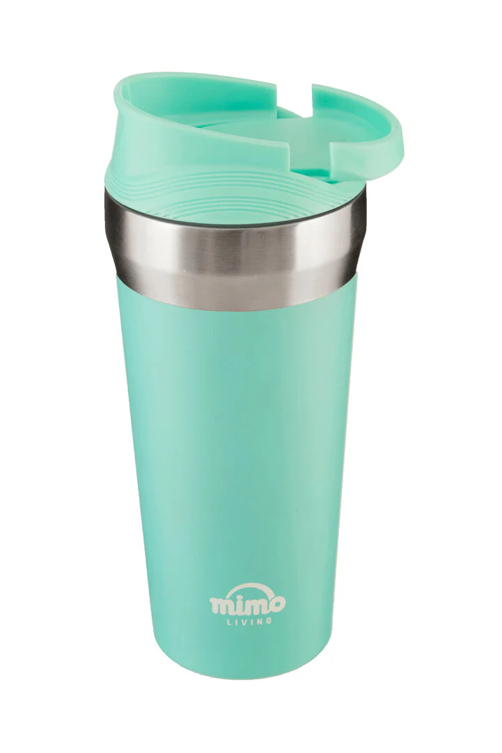 Mimo Turquoise 380ml Travel Mug - Image 2