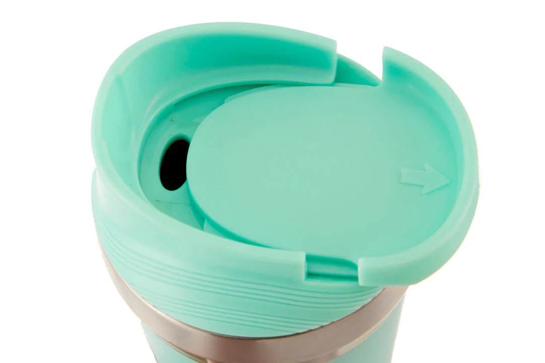 Mimo Turquoise 380ml Travel Mug - Image 3