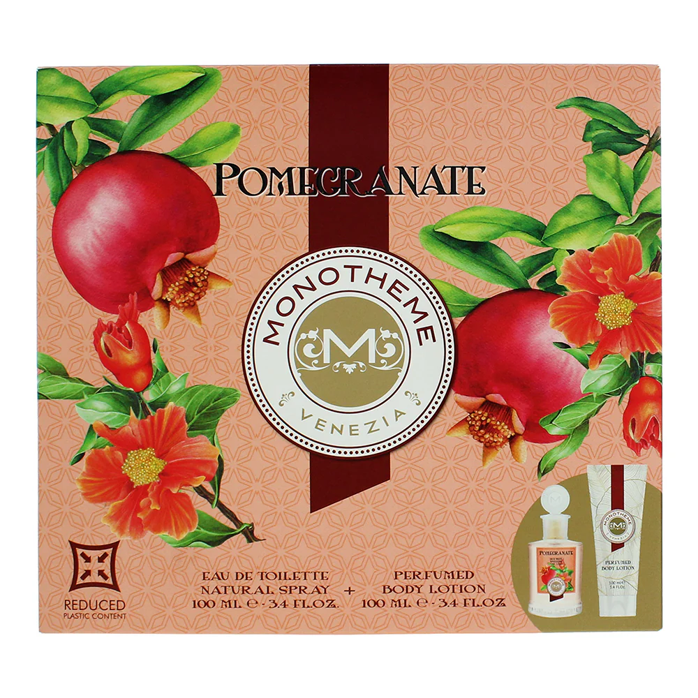 Monotheme Pomegranate 2 Piece Gift Set: Eau de Toilette 100ml - Body Lotion 100m - Image 3