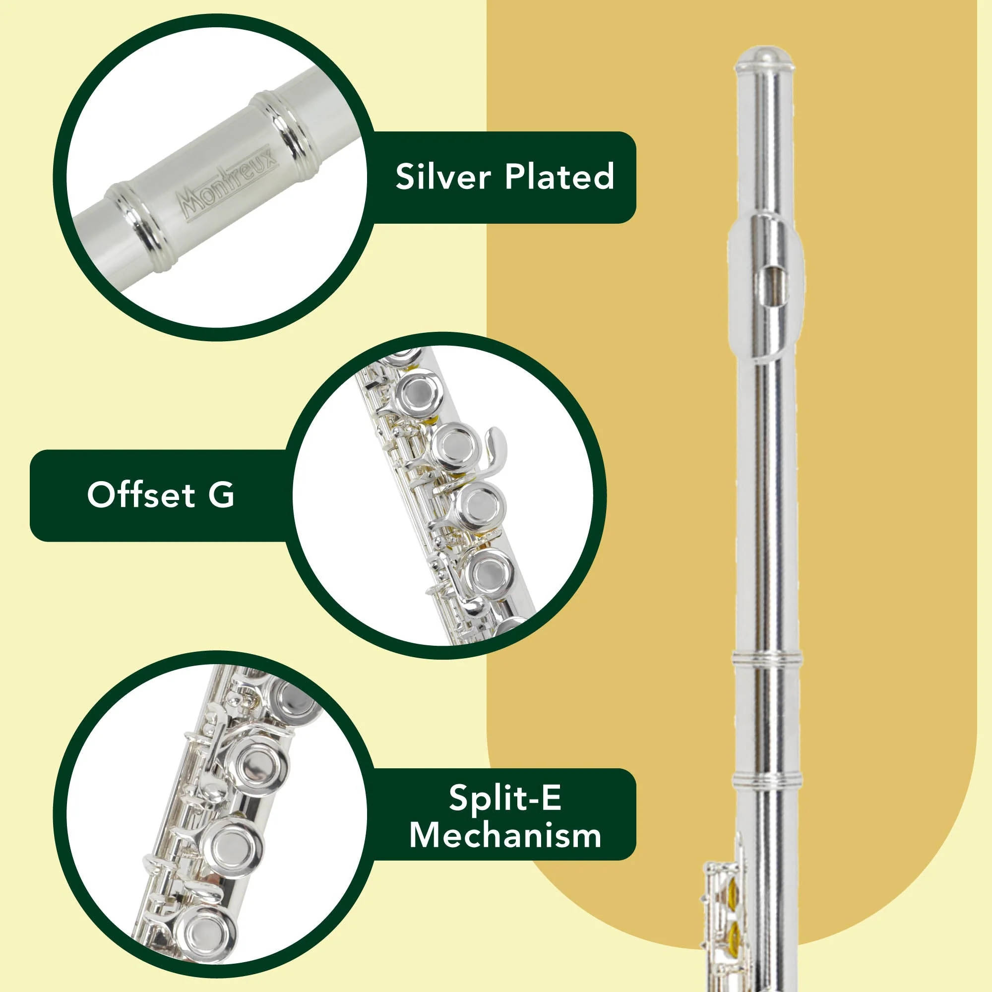 Montreux Student Series Flute - Image 4