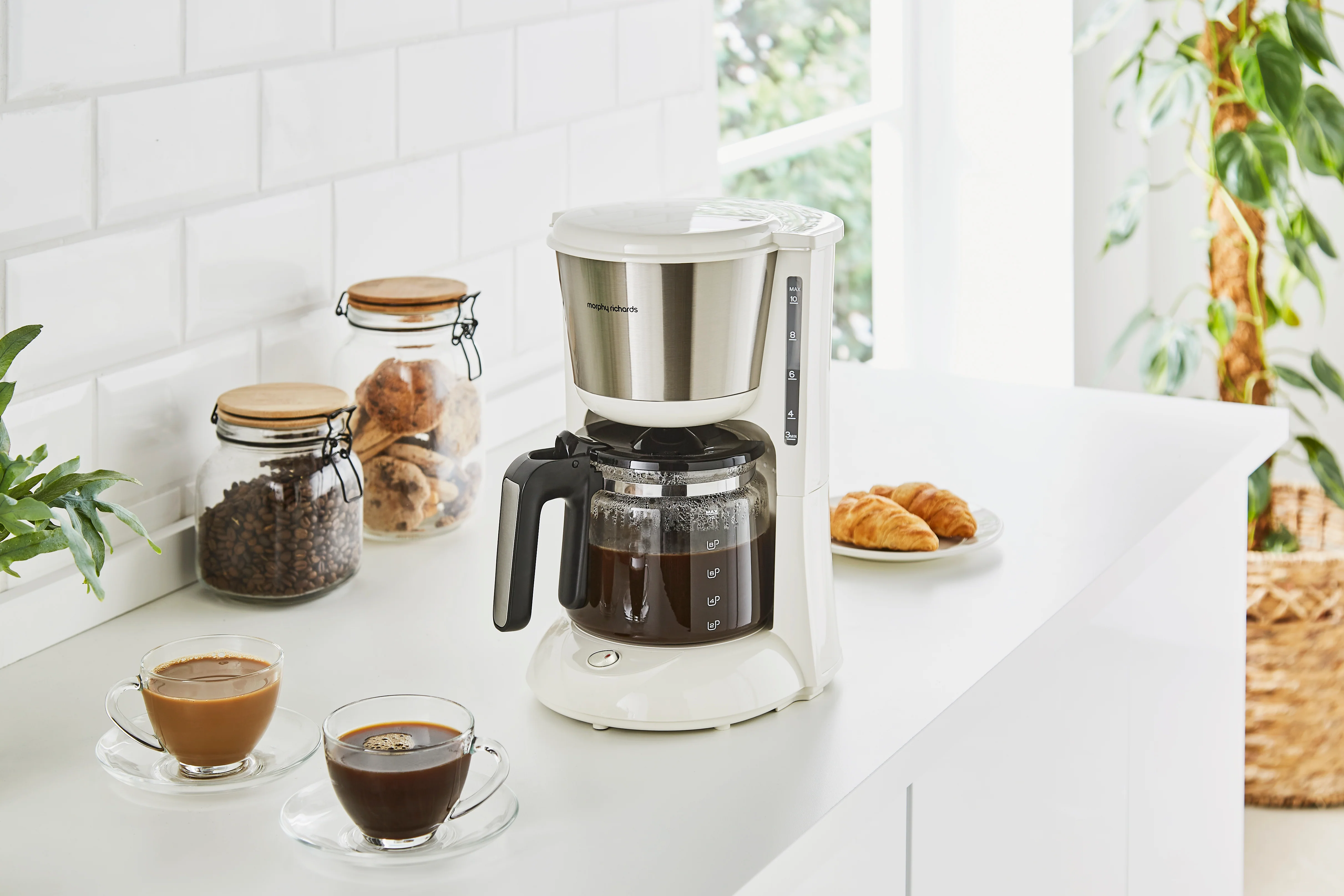 Morphy Richards Equip Filter Coffee Machine Cream - Image 7