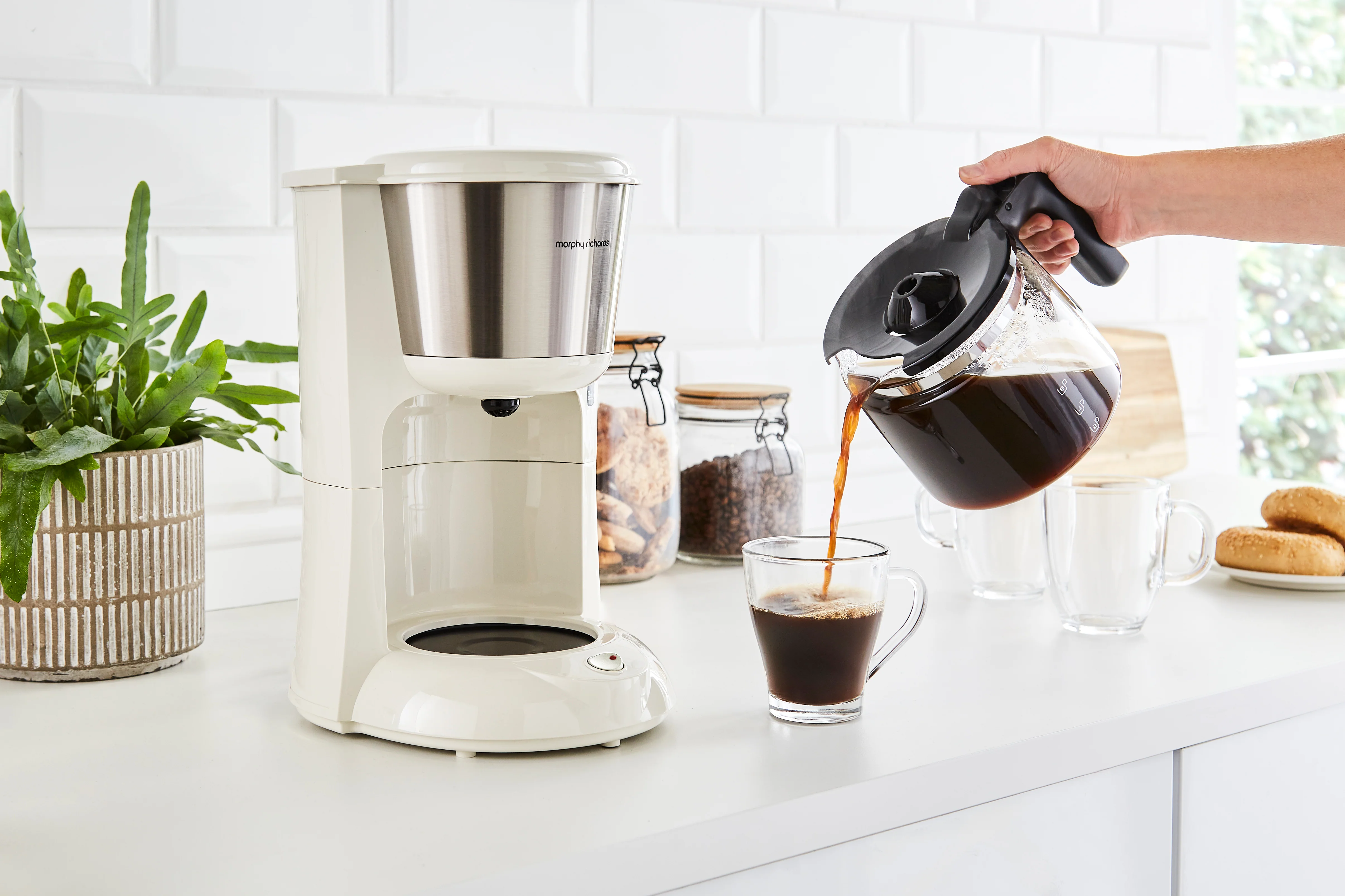 Morphy Richards Equip Filter Coffee Machine Cream - Image 8