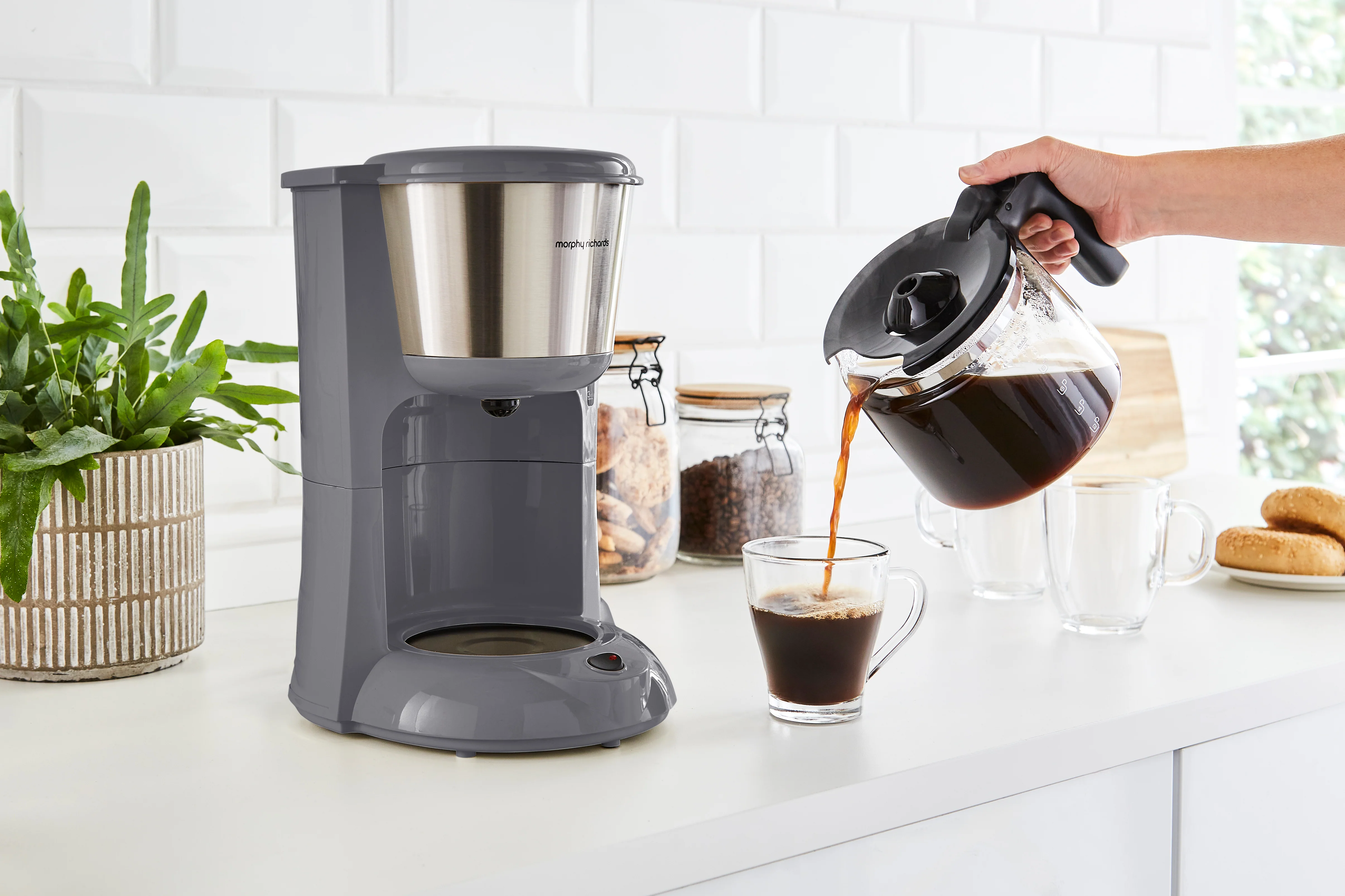 Morphy Richards Equip Filter Coffee Machine Grey - Image 8