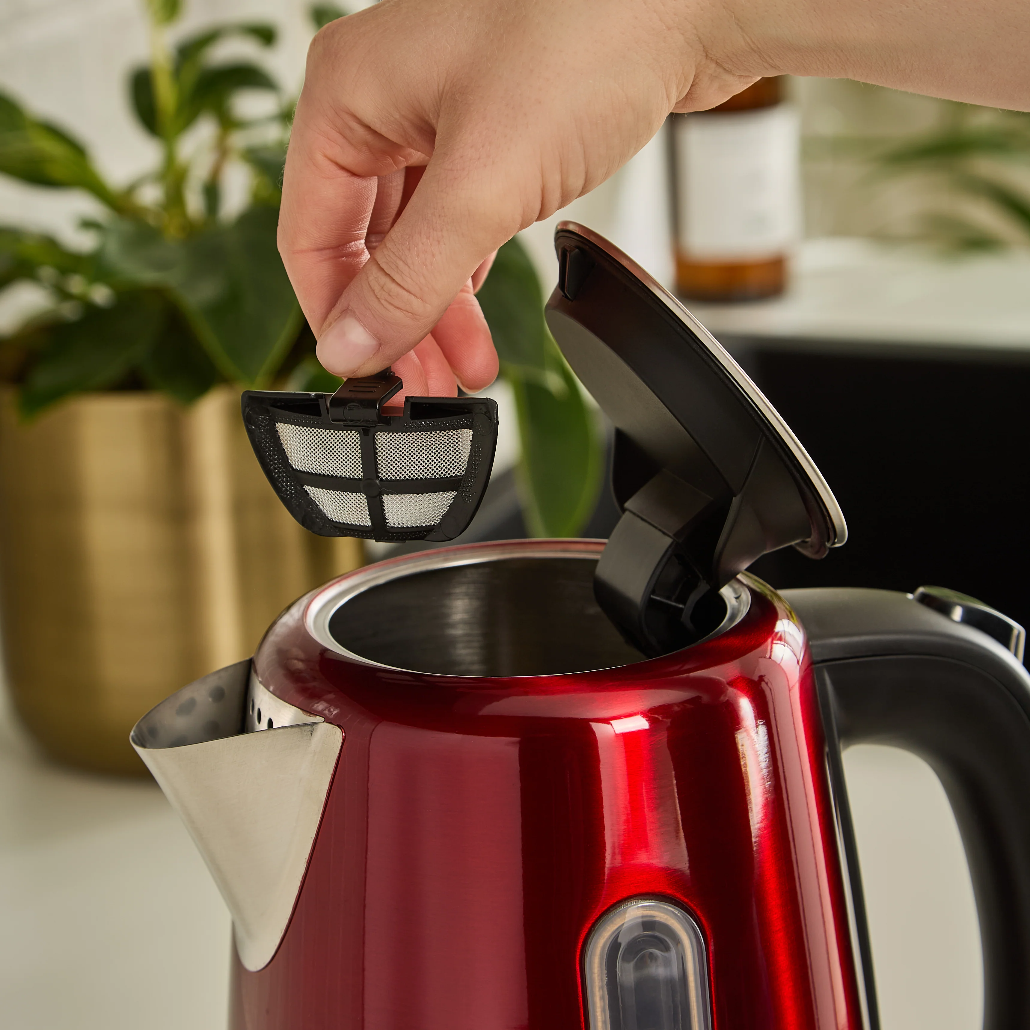 Morphy Richards Equip Morphy Metalic Red Kettle And Toaster Set - Image 13