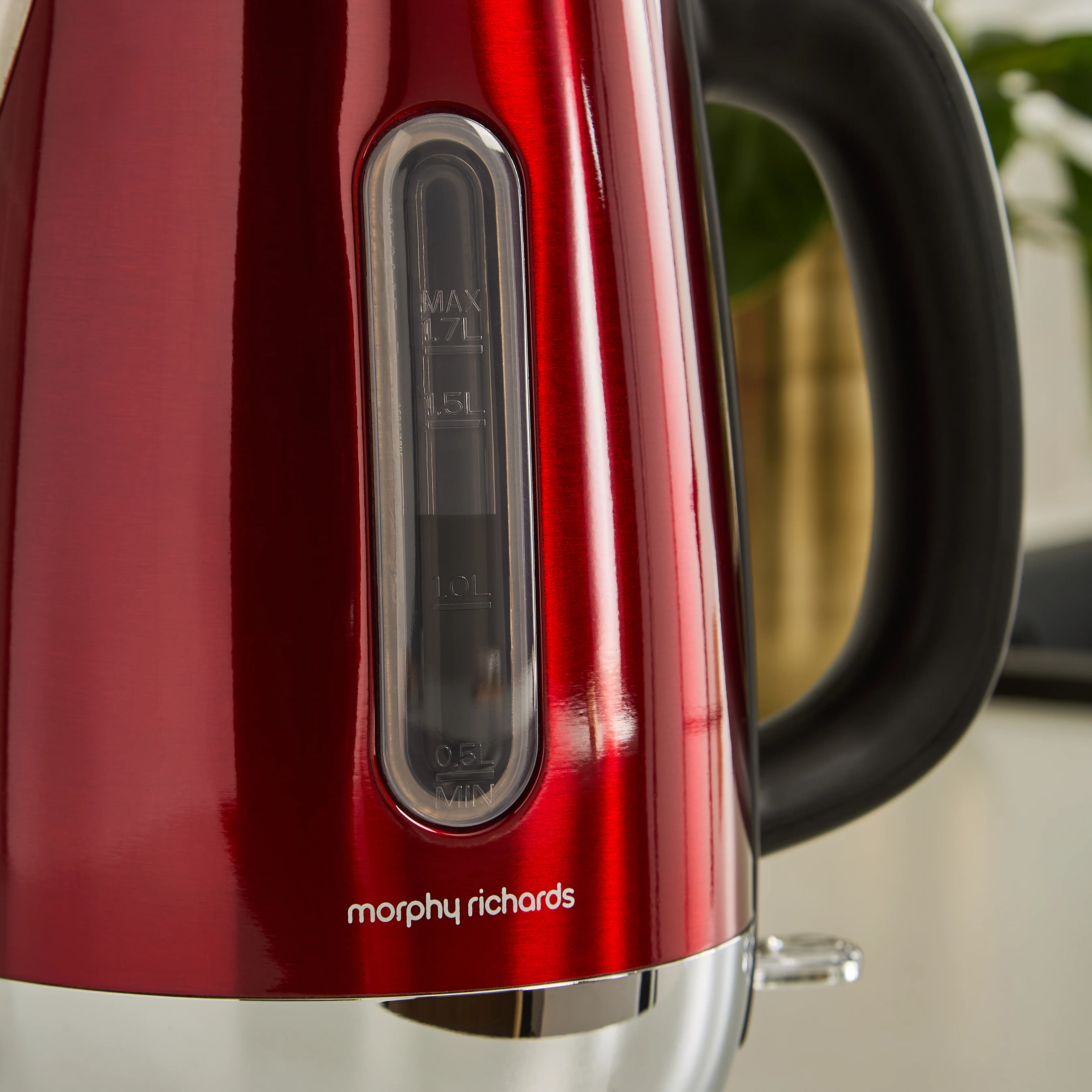 Morphy Richards Equip Morphy Metalic Red Kettle And Toaster Set - Image 14