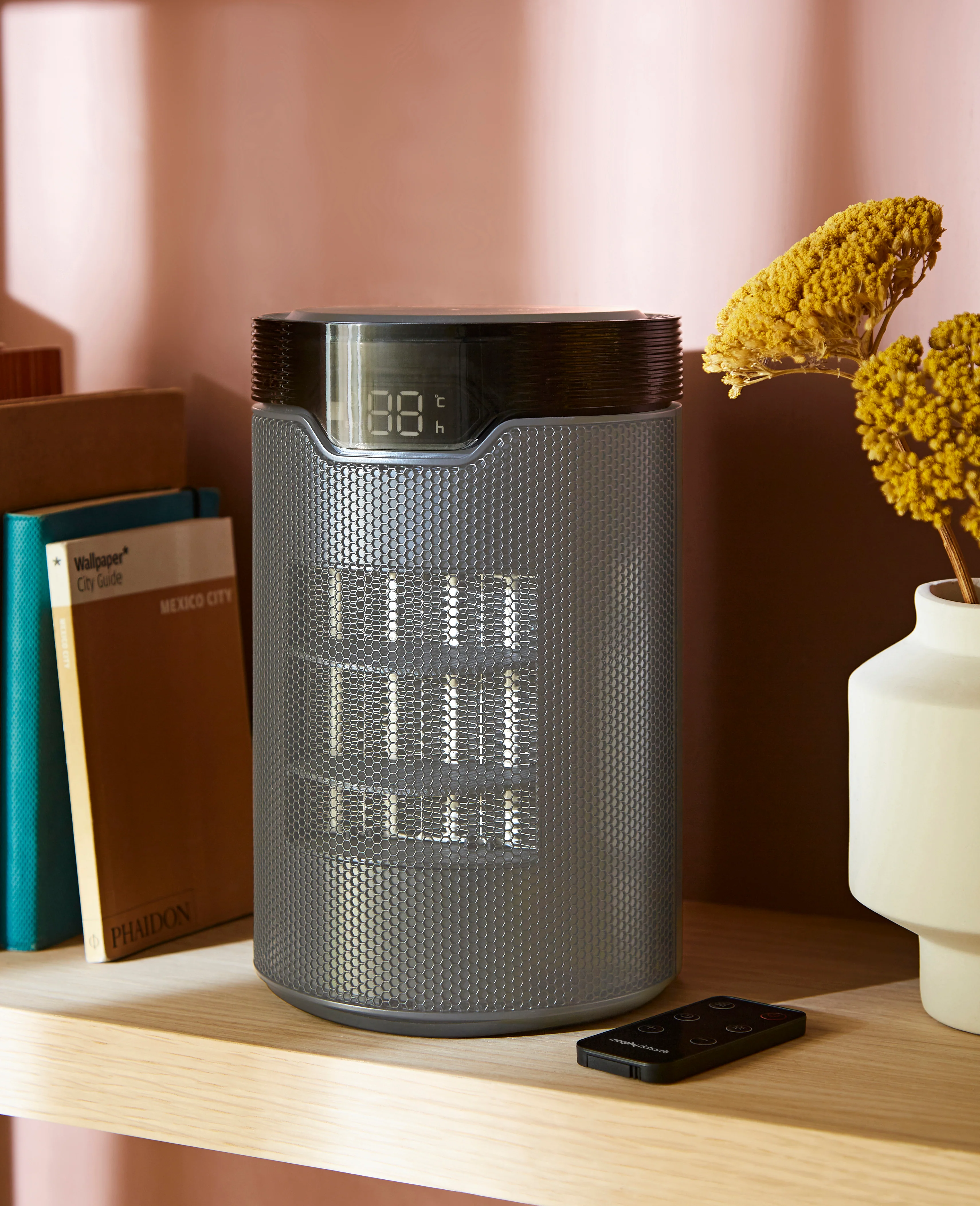 Morphy Richards HeatFlux 1.5kw Bedside Ceramic Fan Heater with Remote Control - Grey - Image 4