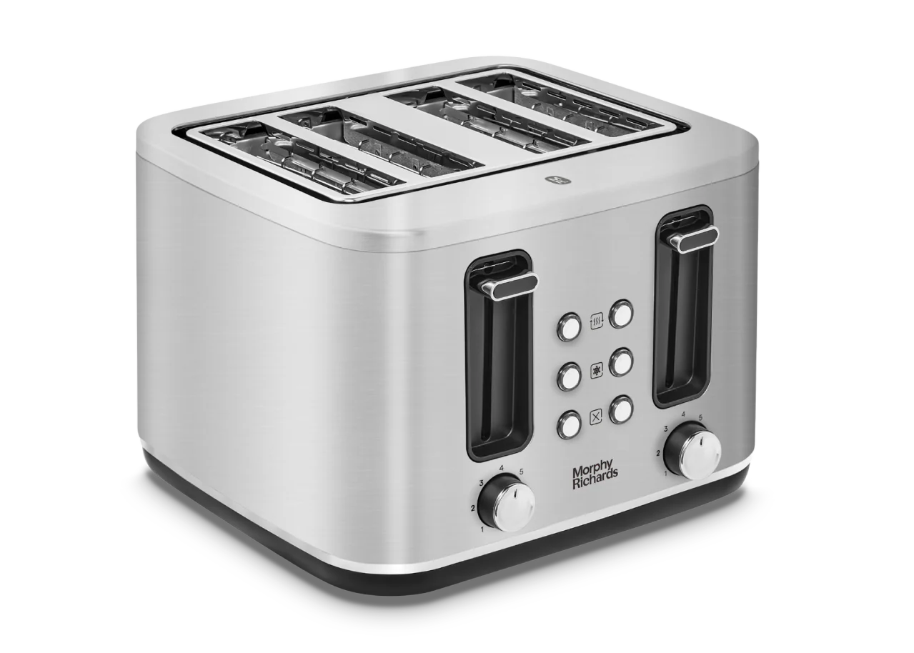 Morphy Richards Motive Brushed Steel Kettle and Toaster Set - Image 3