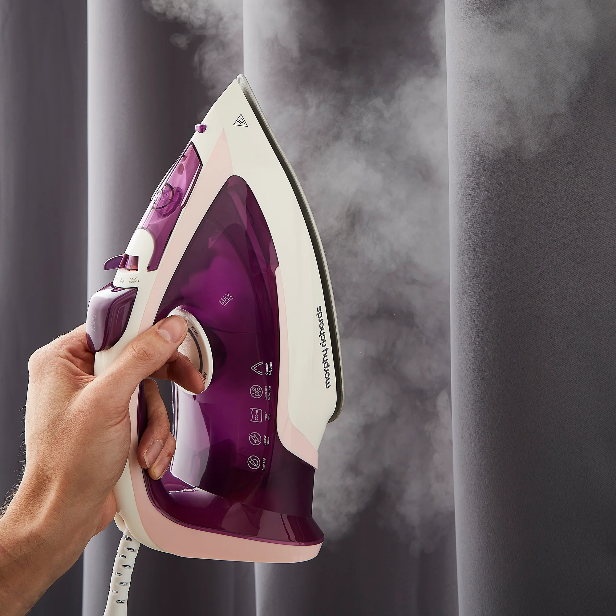 Morphy Richards Steam Flow 2400W Turbo Steam Iron - Image 8