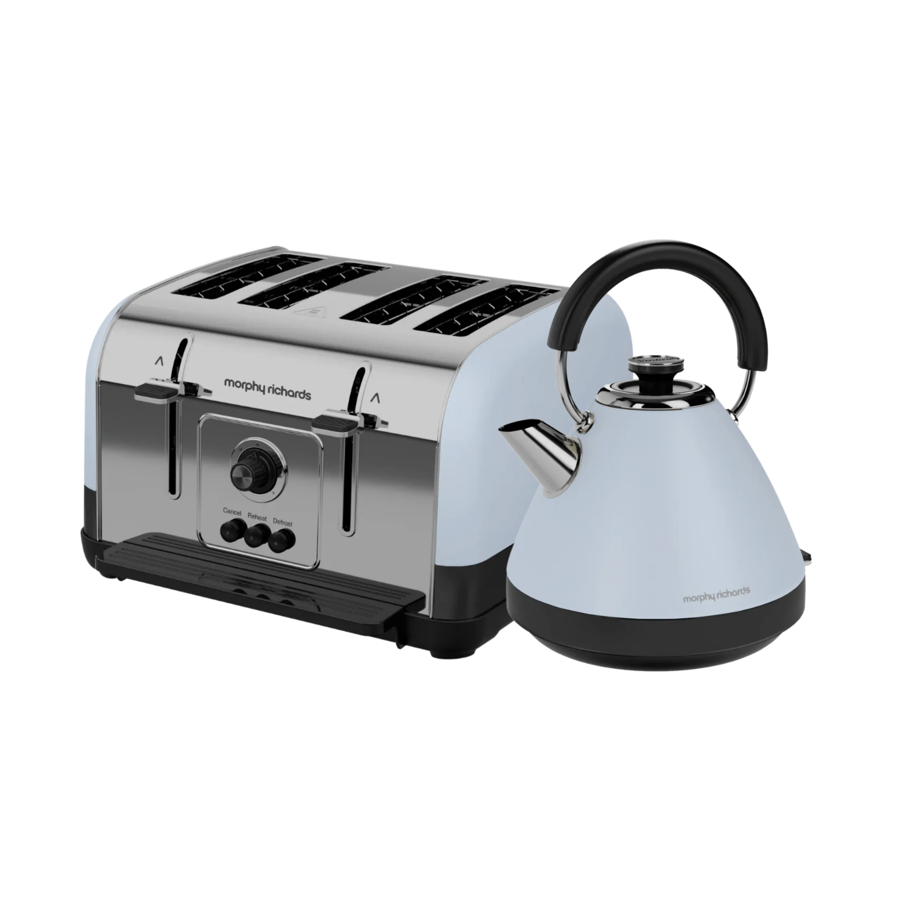 Morphy Richards Venture Duck Egg Blue Kettle and Toaster Set