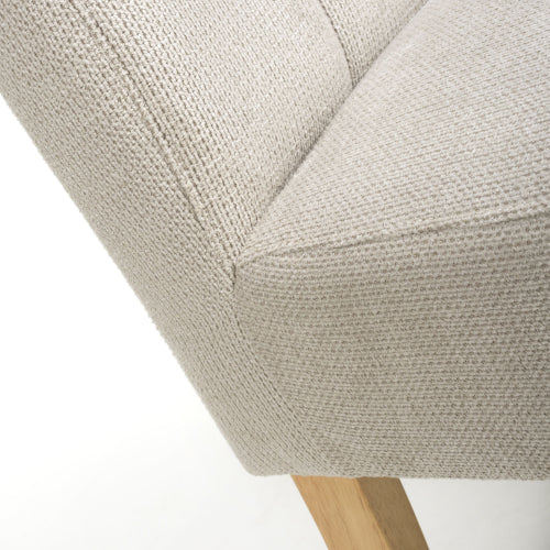 Moseley Waffle Flax Effect Natural Dining Chair In Natural Legs - Set Of 2 - Image 9