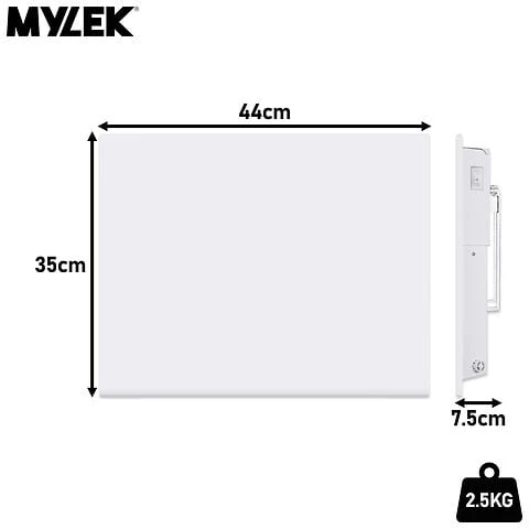 MYLEK Panel Space Heater White 2KW Eco, Smart and WiFi App Slimline Low Energy - Wall Mounted, Bathroom IPX4 - Image 12
