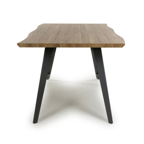 Nassau Medium Natural Curved Dining Table - Image 3