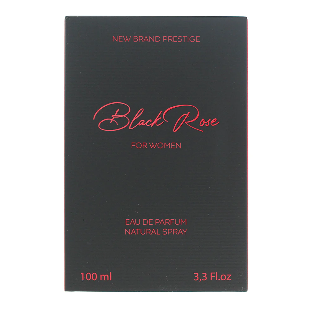 New Brand Prestige Black Rose For Women Eau de Parfum 100ml - Image 3
