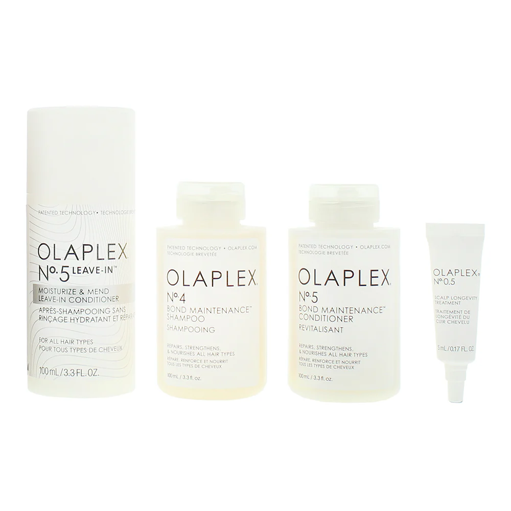 Olaplex Instant Hydration 4 Piece Gift Set: No.4 Shampoo 100ml - No.5 Conditione - Image 2