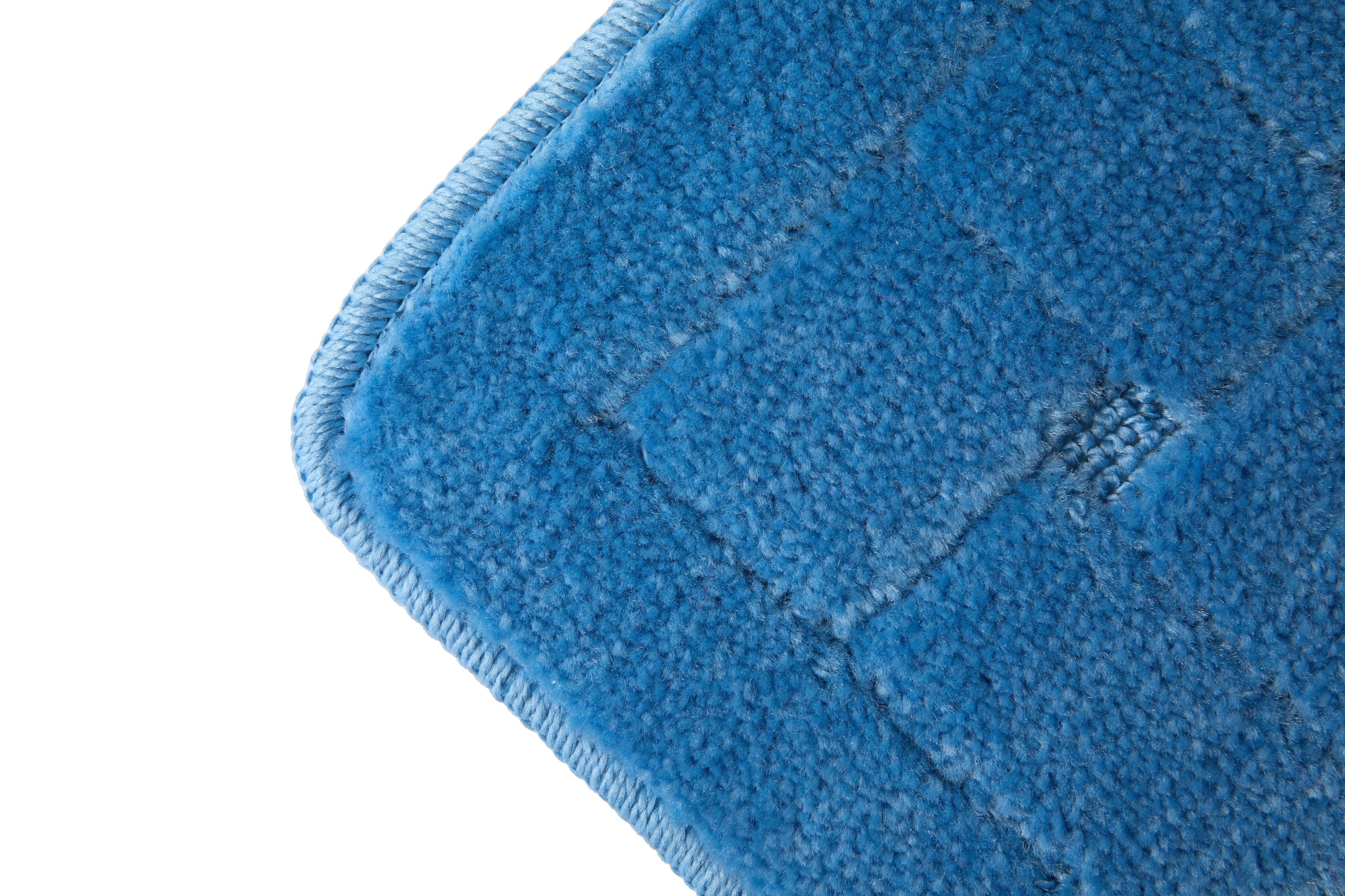 Orkney - Crosshatch 2 Pc Bath Set in Blue - Image 3