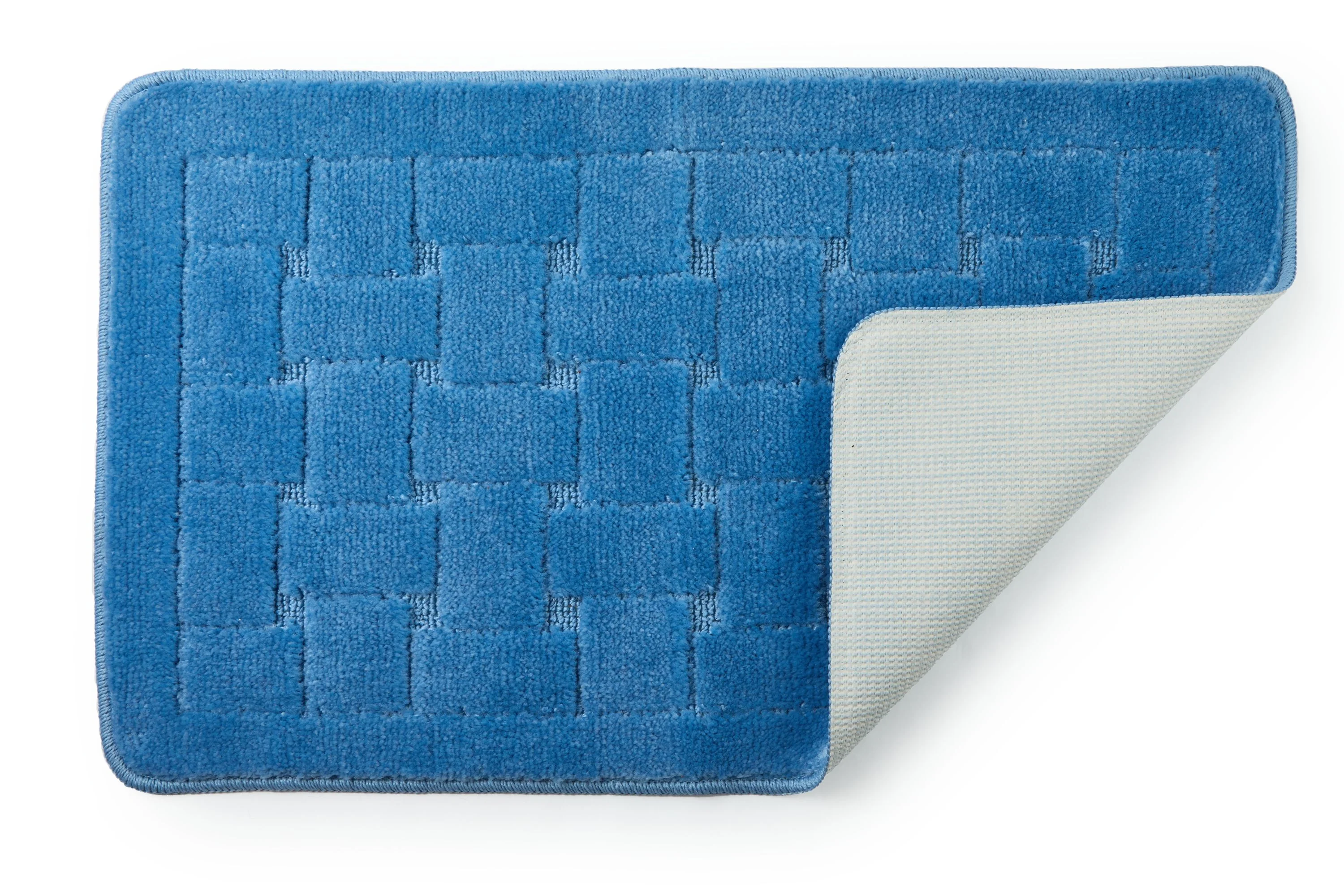 Orkney - Crosshatch 2 Pc Bath Set in Blue - Image 4