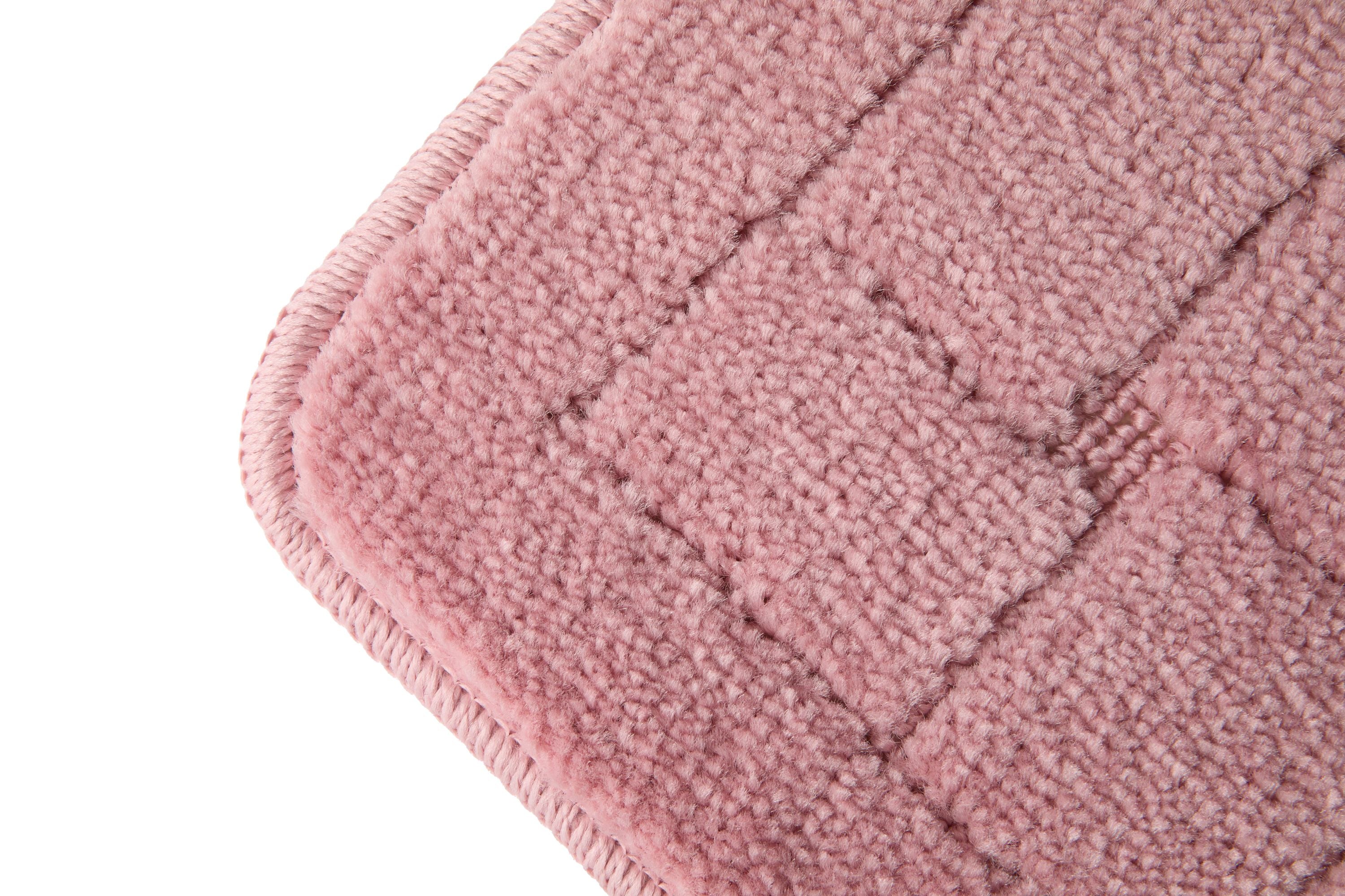 Orkney - Crosshatch 2 Pc Bath Set in Blush Pink - Image 5