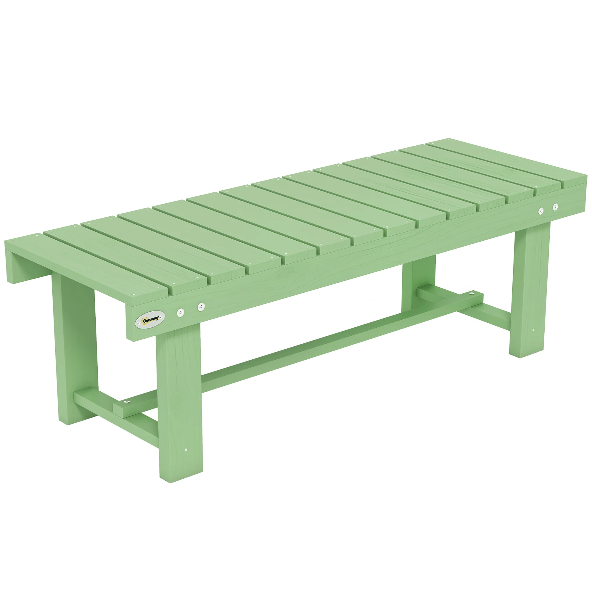 Outsunny 1.1M Outdoor Garden Bench Patio Loveseat Fir Wood 2 Person