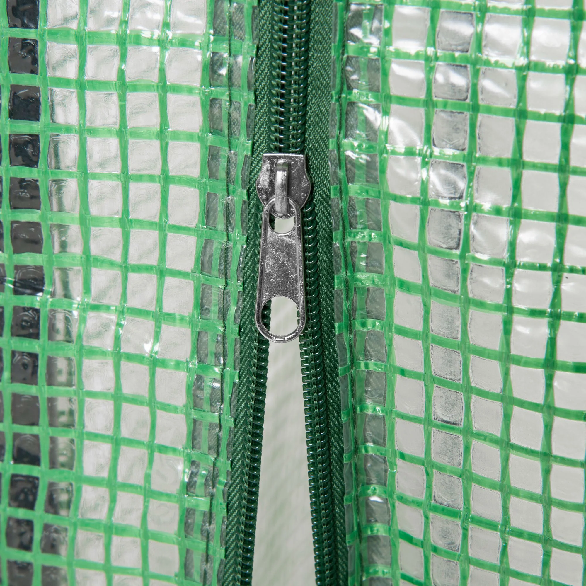 Outsunny 100 x 50 x 150cm Greenhouse w/ Zipper Roll-up Door Outdoor Green - Image 9